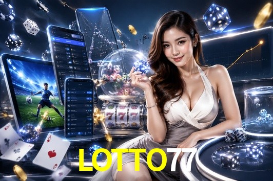 Interfaz de casa de apuestas LOTTO77 con mercados de partidos en vivo